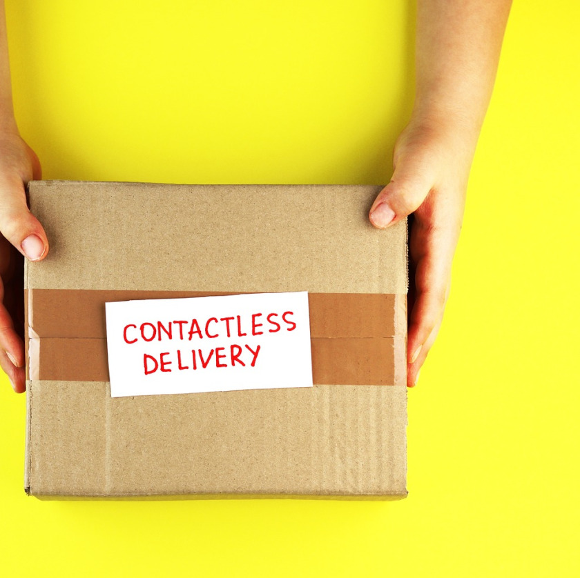 courier customer doorstep signature